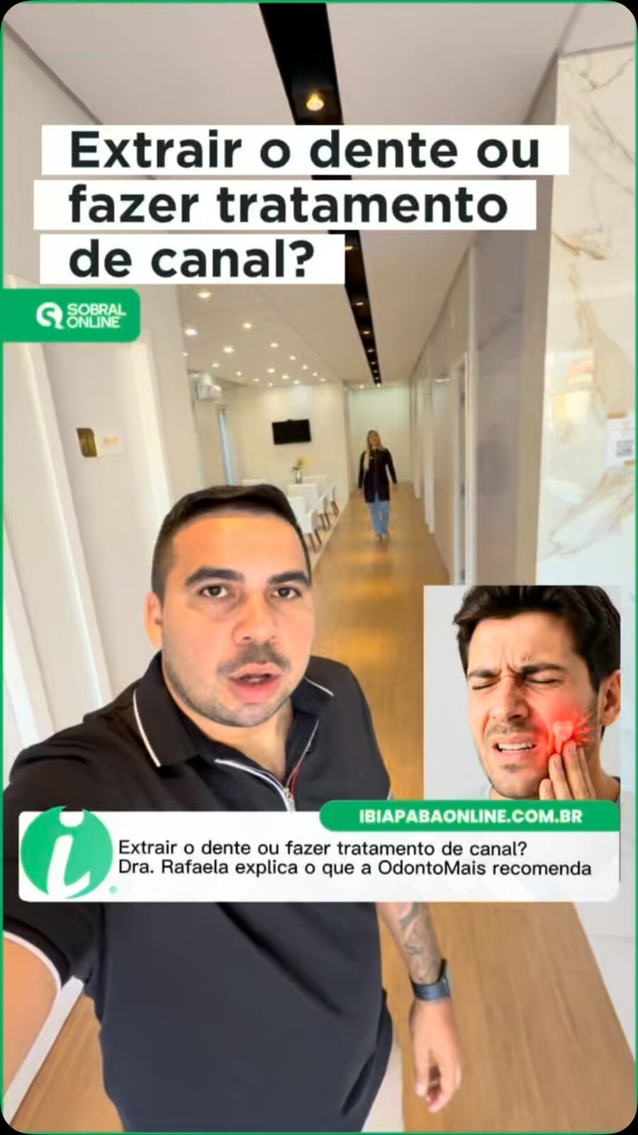 Matéria do Ibiapaba Online sobre tratamento de canal